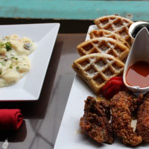 Spring Vegetable Gnocchi & Moroccan Chicken and Waffles