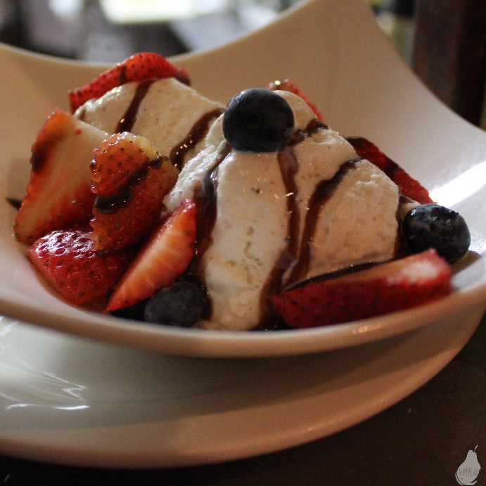 Ice Cream and Berries