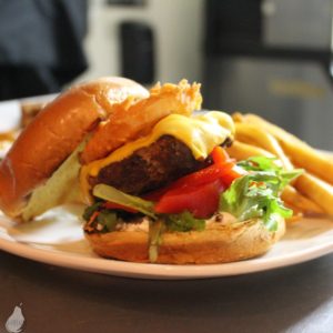 Moroccan Lamb Burger